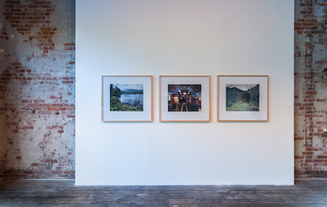 Installation view, "Nutka" photograph series