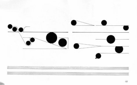 Cornelius Cardew, Score from "Treatise" (1963-1967)